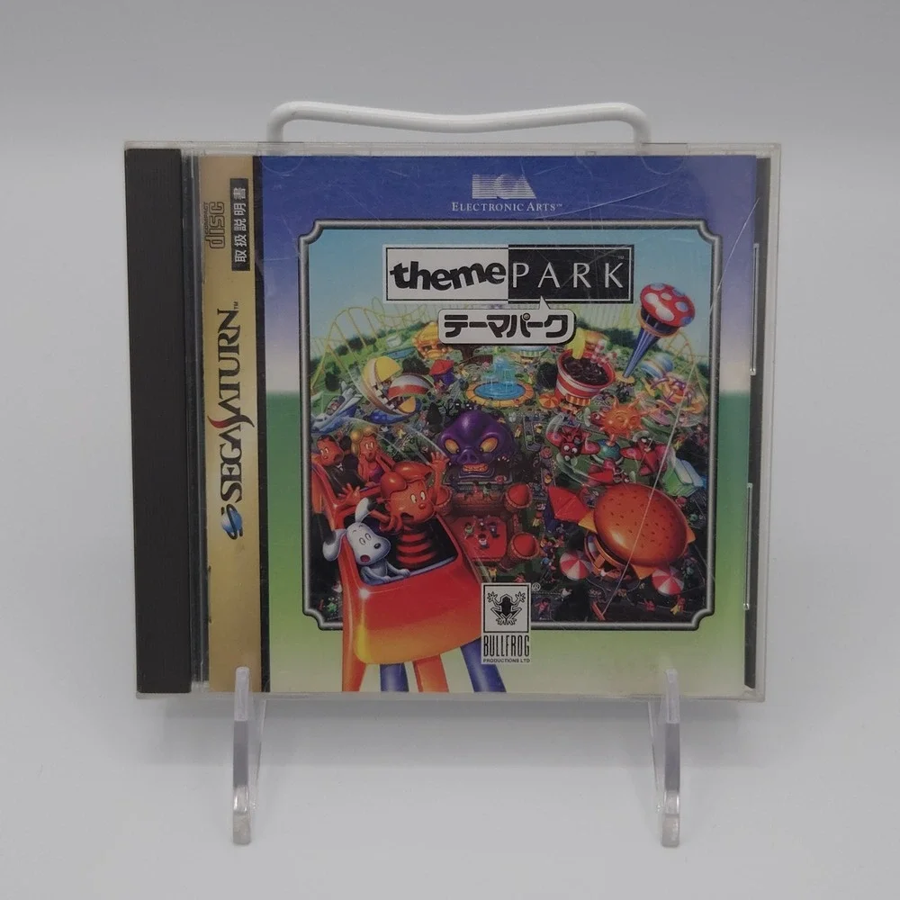 Theme Park - Sega Saturn - Japan Import - NTSC-J - CIB w/ Obi - EA - US Seller